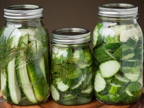 Easy Refrigerator Dill Pickles Recipe Video Self Proclaimed Foodie