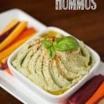 Add a little more protein to your regular hummus and make this delicious Edamame Herb Hummus for a healthy and filling snack option your family will love.