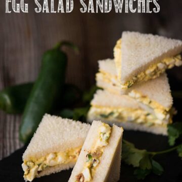 mini bacon jalapeno egg salad sandwiches