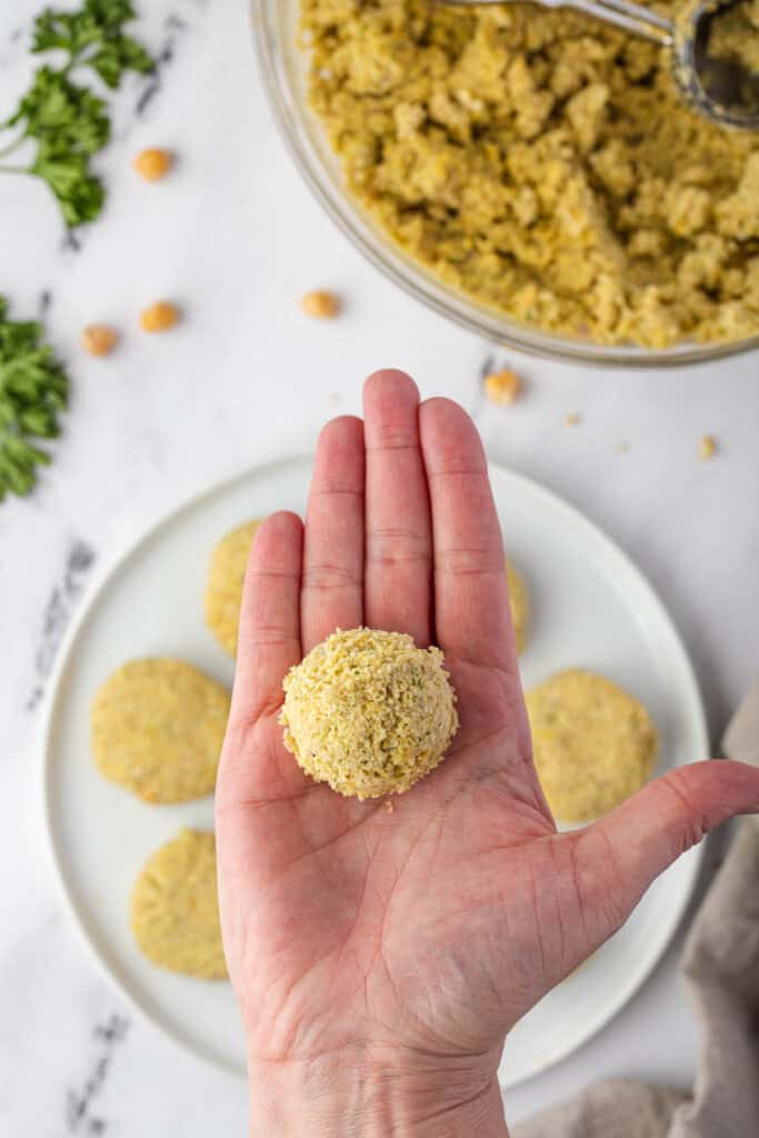 making Falafel from scratch