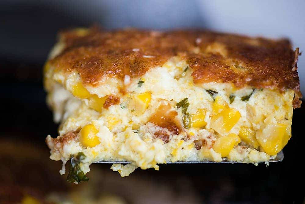 Corn Casserole with cheese