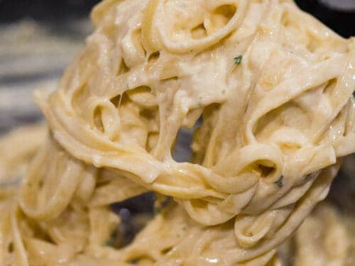 Homemade deals fettuccine alfredo