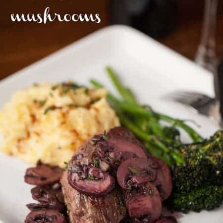 Create a delicious and sophisticated dinner when you make this mouthwatering Fillet Mignon with Malbec Mushrooms.