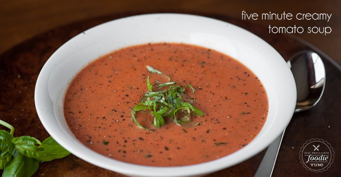 Quick and Easy Creamy Tomato Soup Recipe - Self Proclaimed Foodie