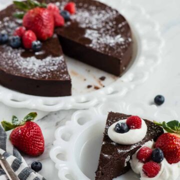 gluten free flourless chocolate cake recipe