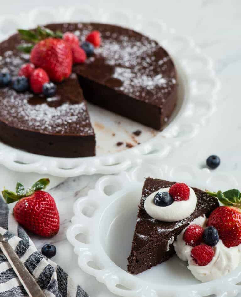 Flourless Chocolate Cake Recipe Self Proclaimed Foodie 