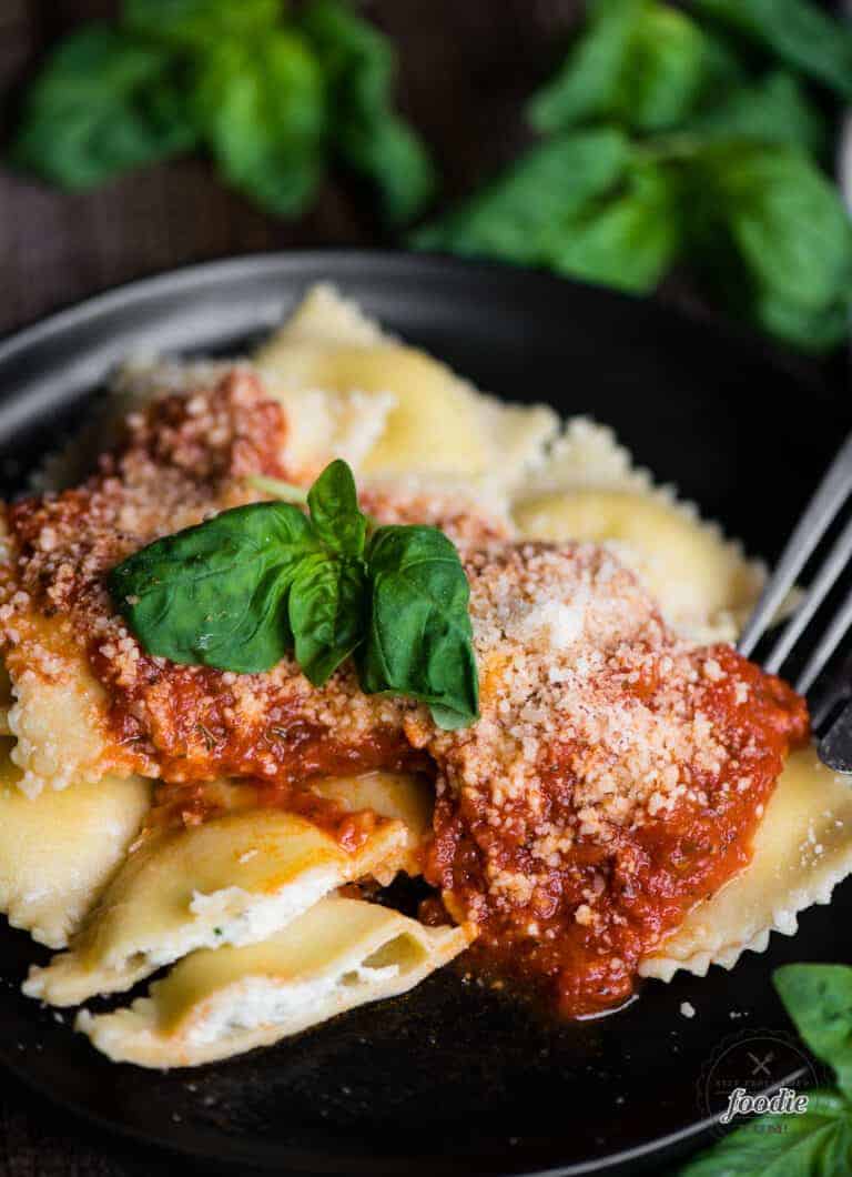 Four Cheese Ravioli RECIPE and VIDEO - Self Proclaimed Foodie