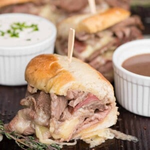 homemade French Dip Sandwich