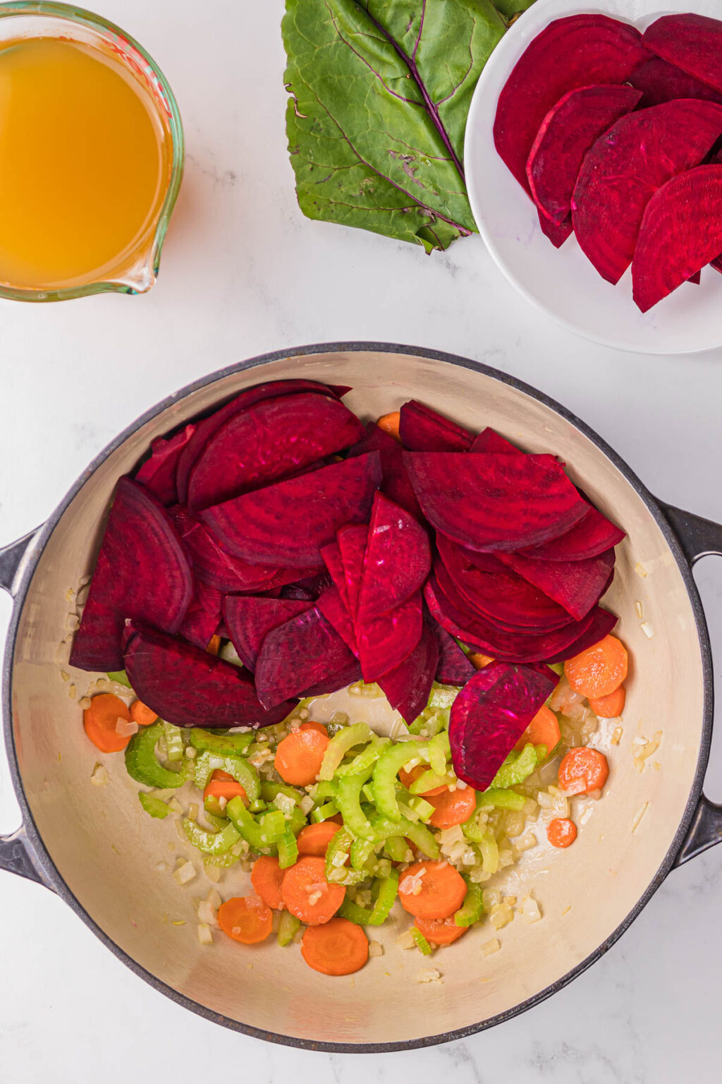 Fresh Beet Soup (Creamy Blended Stovetop Recipe)