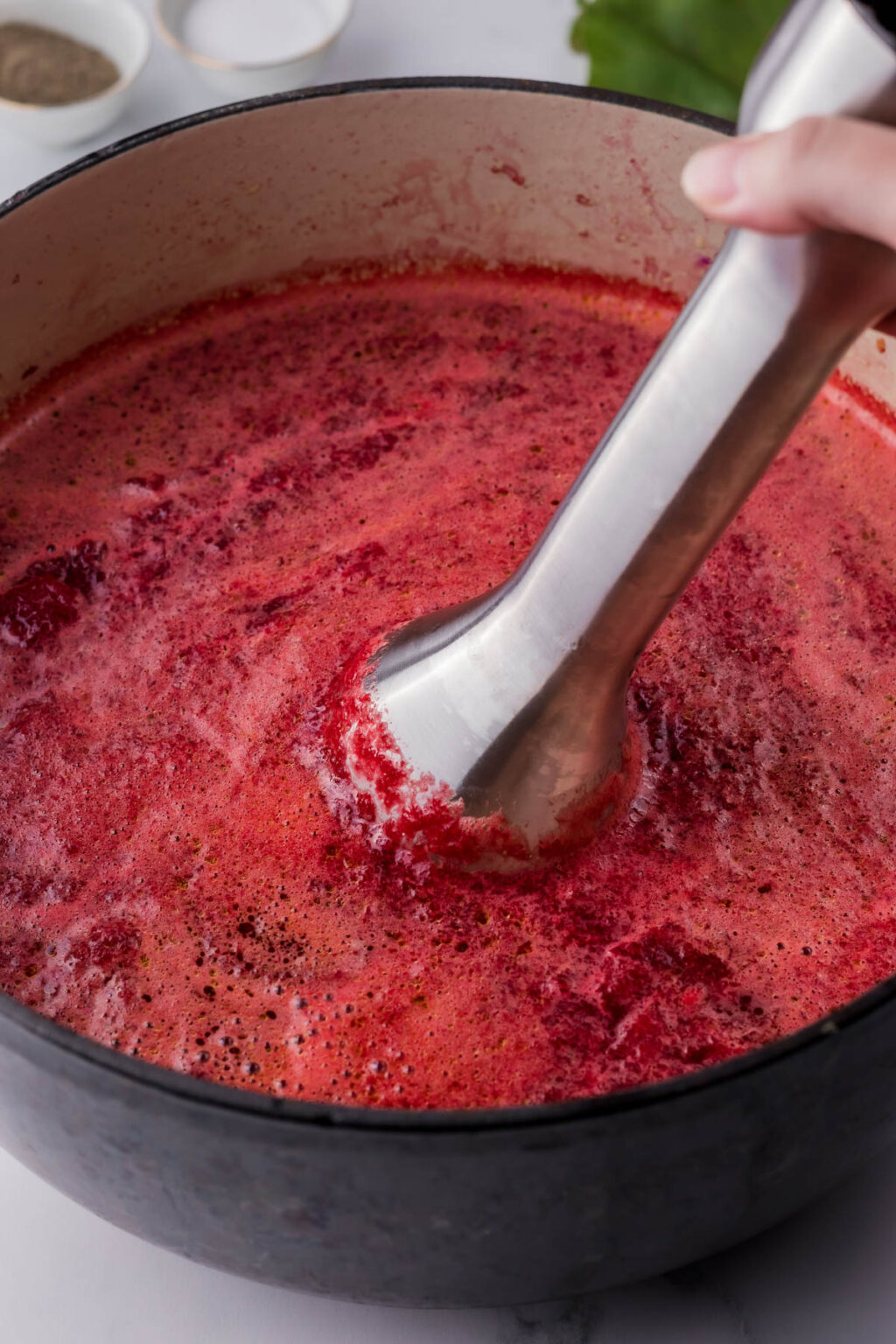 Fresh Beet Soup (Creamy Blended Stovetop Recipe)