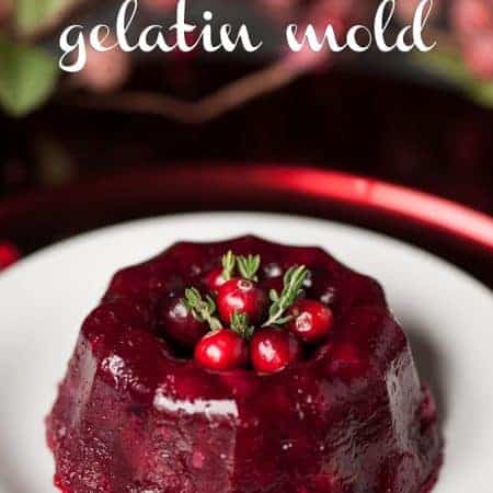 This Thanksgiving, stay away from the cans and make your own elegant homemade Fresh Cranberry Gelatin Mold with the flavors of orange and Grand Marnier.