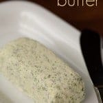 Garlic Herb Butter is an easy way to transform your butter into a savory delicious blend that is a perfect addition to any dinner table.
