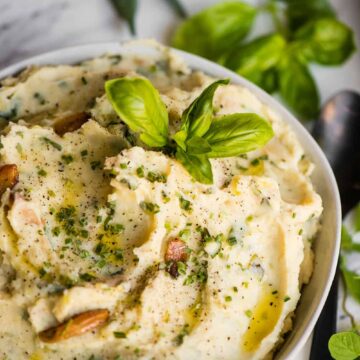 garlic herb mashed potatoes recipe