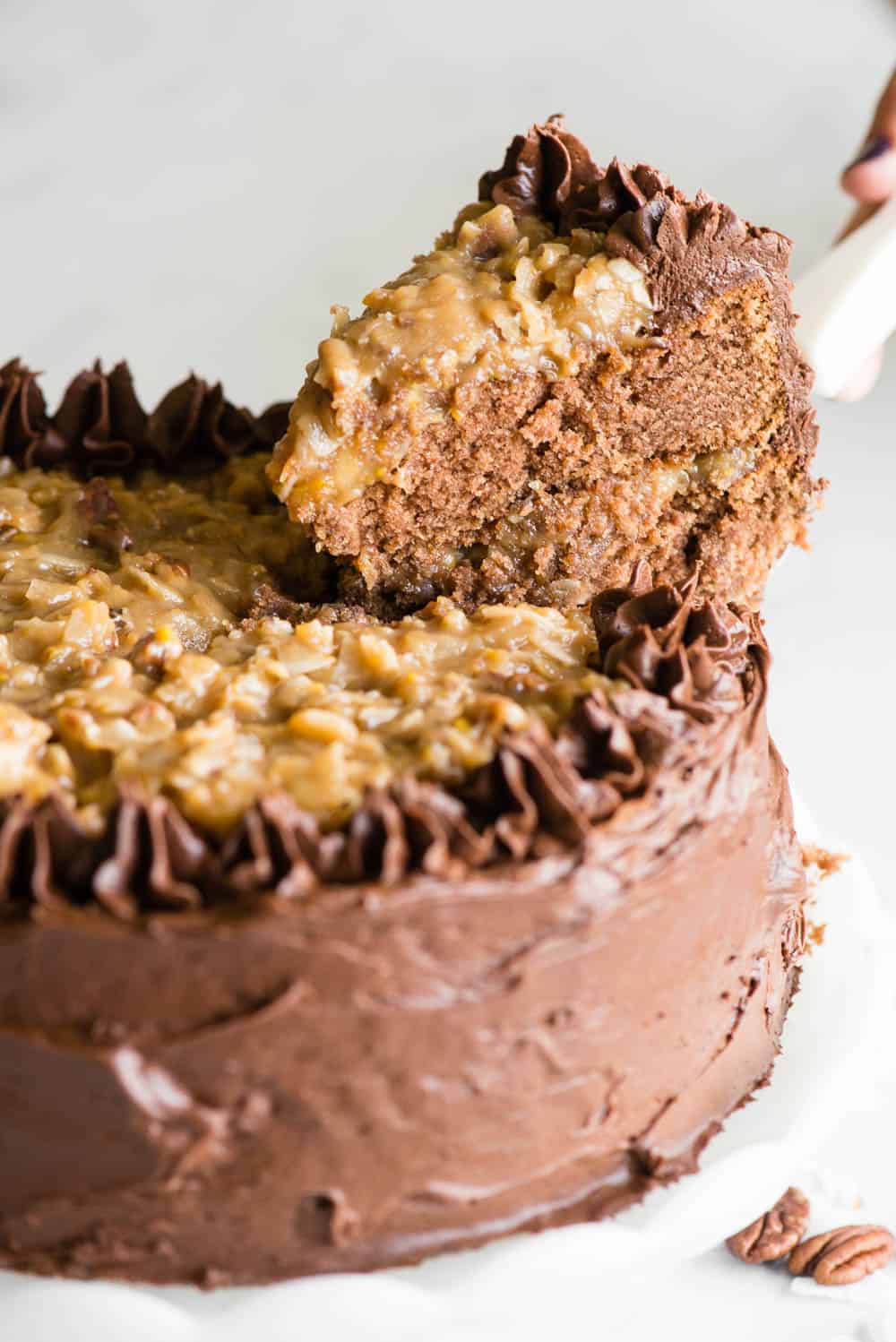 Easy Recipe Delicious Homemade German Chocolate Cake From Scratch The Healthy Cake Recipes 