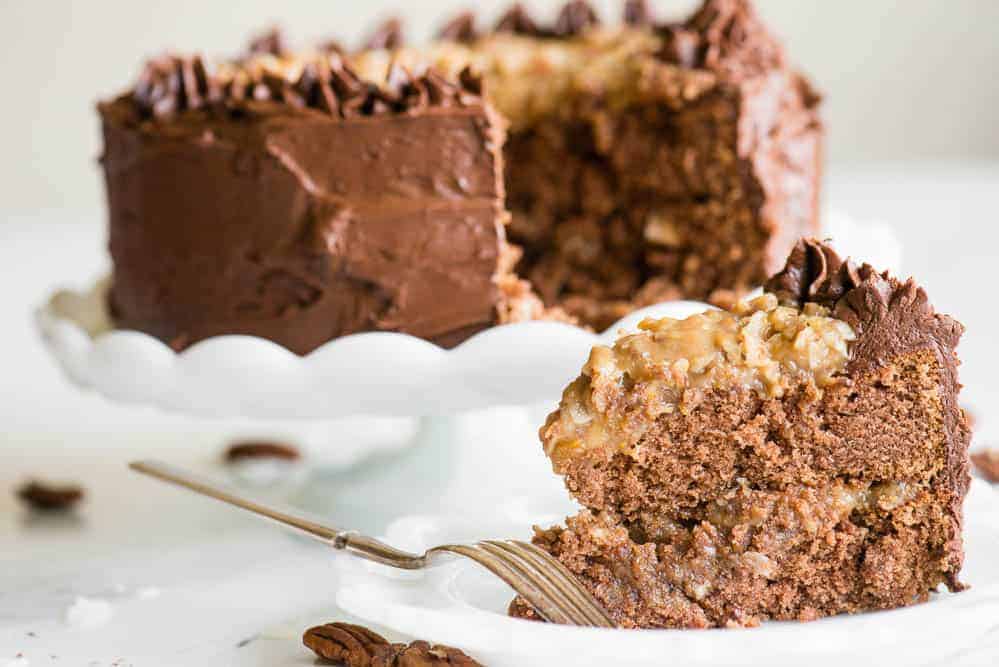 homemade german chocolate cake