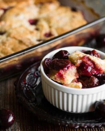 how to make gluten free cherry cobbler
