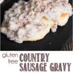 recipe for gluten free country sausage gravy