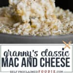 recipe for granny's classic mac and cheese