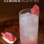 Make a quick and easy cocktail with one of winter’s best fruits and enjoy a refreshing Grapefruit Tequila Slammer.