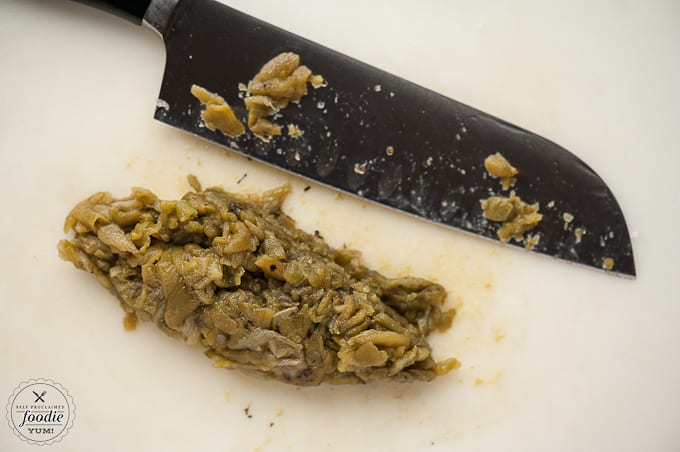 chopped roasted green chile