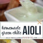 How to make Green Chile Aioli