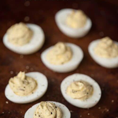 Green Chile Deviled Eggs Self Proclaimed Foodie