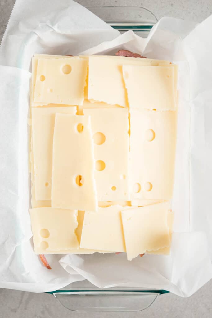 slides of swiss cheese