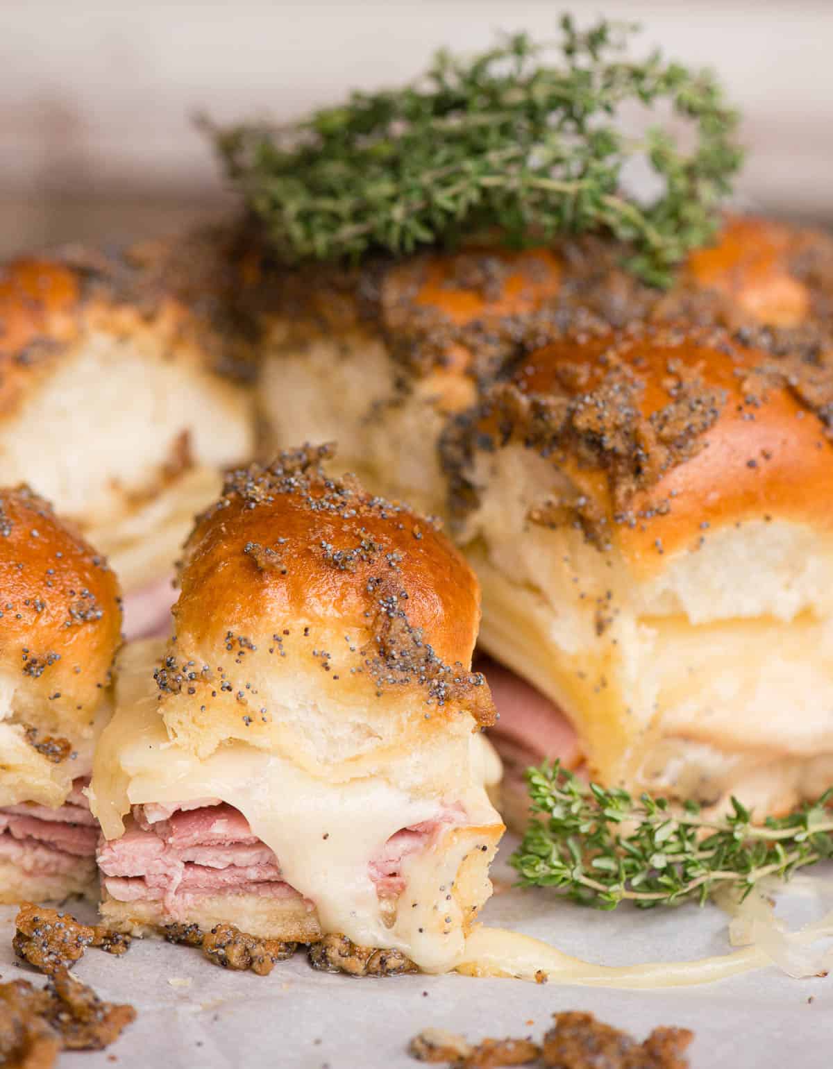 Ham and Cheese Sliders - Self Proclaimed Foodie