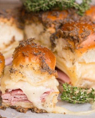 baked Ham and Cheese Sliders