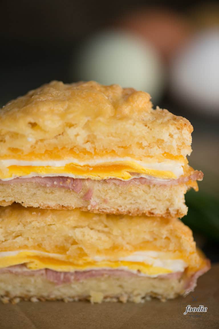 Ham Egg And Cheese Breakfast Sandwiches Self Proclaimed Foodie