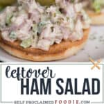 leftover ham salad recipe