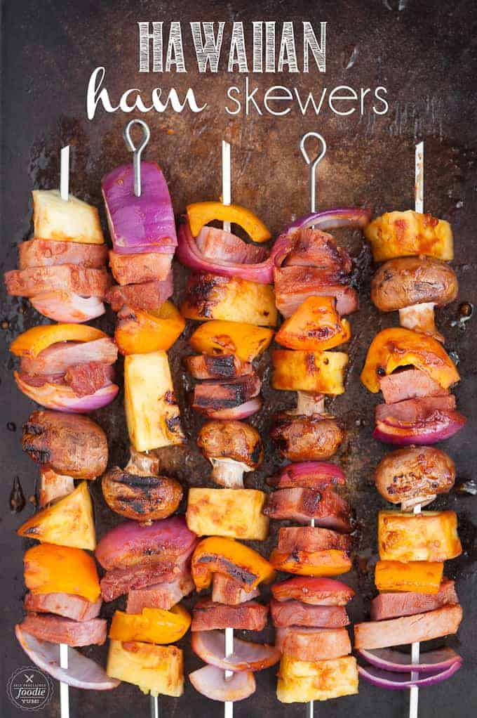 Hawaiian Ham Shish Kabob Recipe