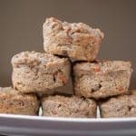 homemade muffins made from bran flakes and carrot