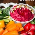 roasted garlic beet hummus