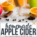 Homemade apple cider recipe