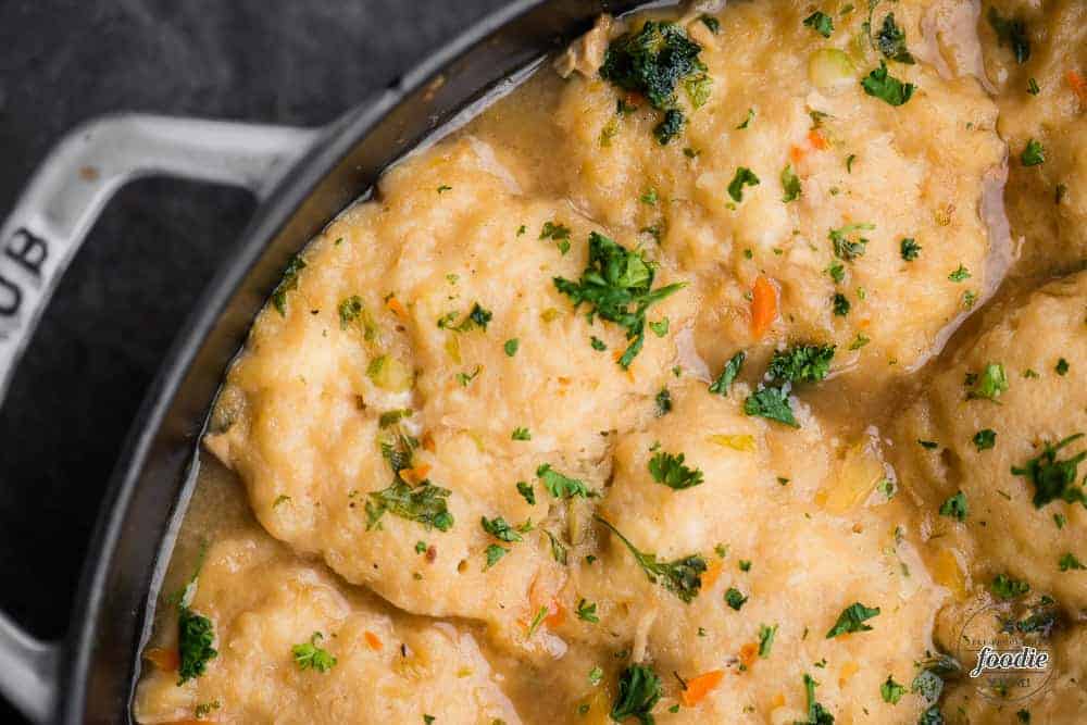 Homemade Chicken and Dumplings - Self Proclaimed Foodie