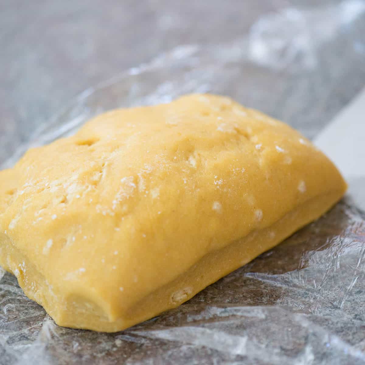 homemade pasta dough.