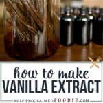 how to make Homemade vanilla extract