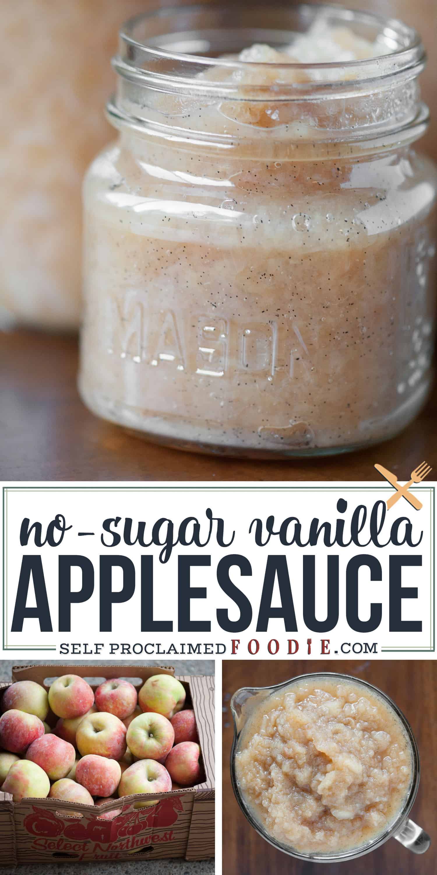 {Slow Cooker} Homemade Applesauce Recipe Self Proclaimed Foodie