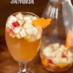 My easy, delicious, and perfect for fall Honeycrisp Sangria is made with the most incredible locally produced apple cinnamon infused vodka and hard cider.