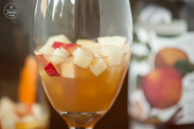 fruit in vodka for apple sangria recipe