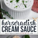 Horseradish cream sauce recipe