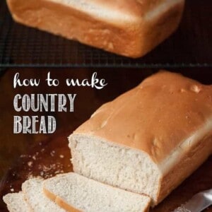 No bread machine required for this recipe. I'll show you How to Make Country Bread with a Kitchenaid and a loaf pan.