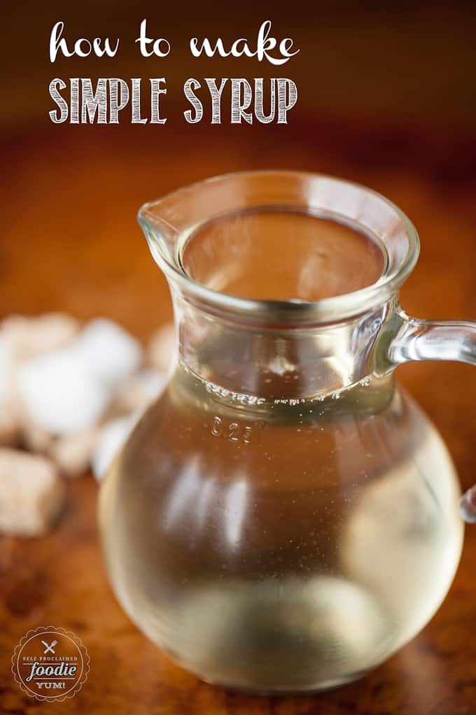 How To Make Simple Syrup With Sweetener