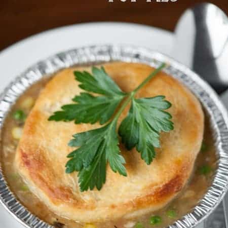 Individual Chicken Pot Pies are the best kind of comfort food that are easy to make and are also a great family dinner that you and your kids will love!