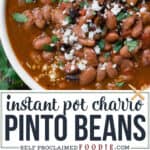 Instant Pot Charro Pinto Beans recipe