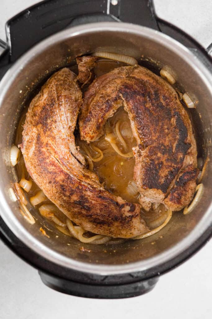 instant pot pork tenderloin with gravy