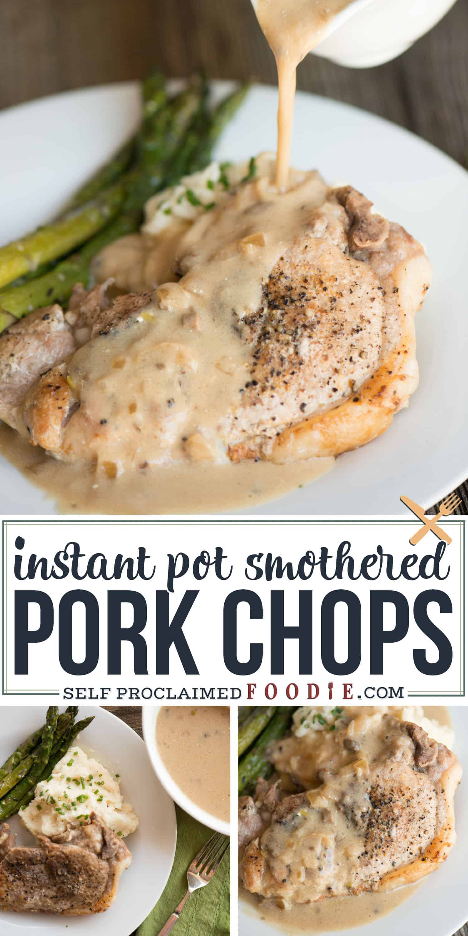 Instant Pot Smothered Pork Chops 