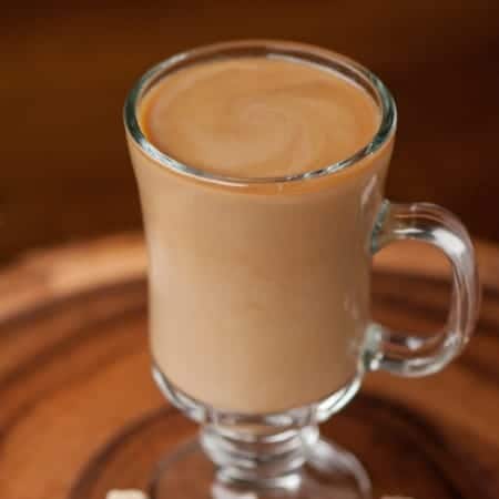 If you're looking for coffee with a kick, start your day with this hot IRISH COFFEE ROYALE made with brandy and Irish cream!