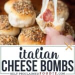 easy italian cheese bombs